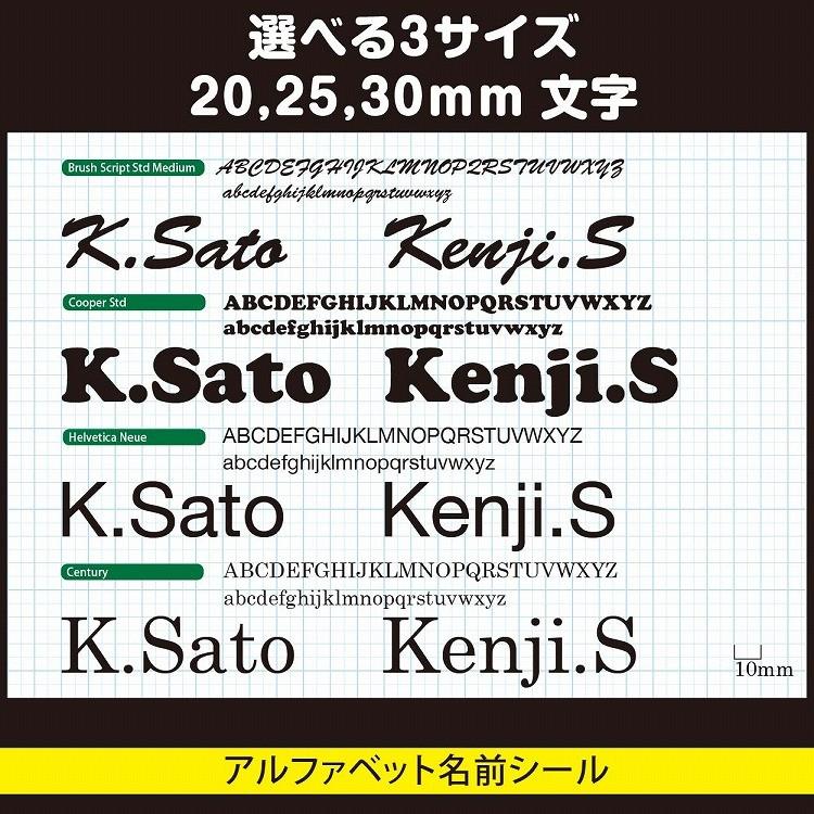 切り文字 ステッカー シール カッティングシート アルファベット ５枚セット｜indoorsign｜04