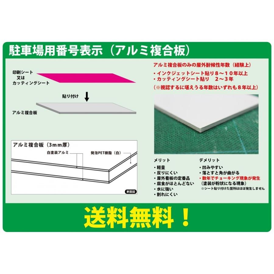 看板 製作 駐車場 番号 看板 プレート シール シート 月極 月極駐車場 屋外 130 0ｍｍ フリー表示 Parkingsign 4 屋内サイン看板 通販 Yahoo ショッピング