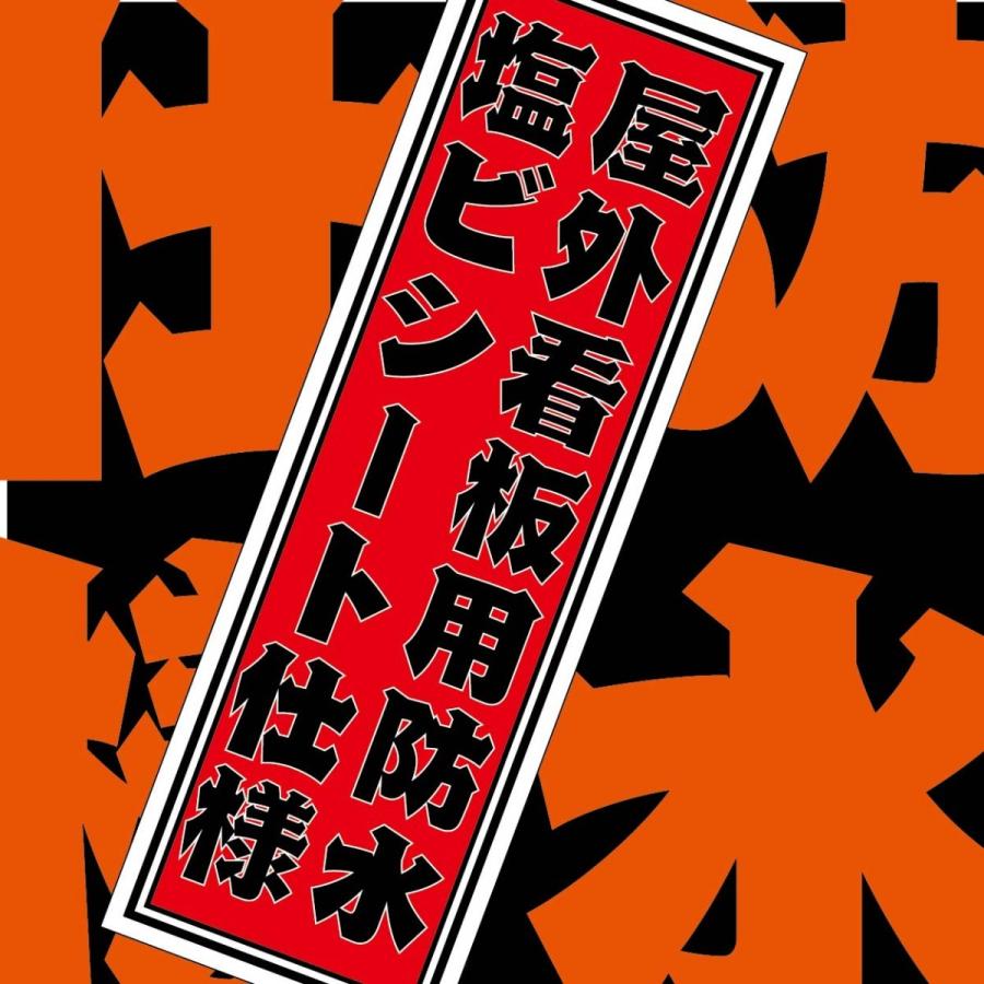 千社札 シール おしゃれ ステッカー 防水 名前 青 お試し用 カブa 赤