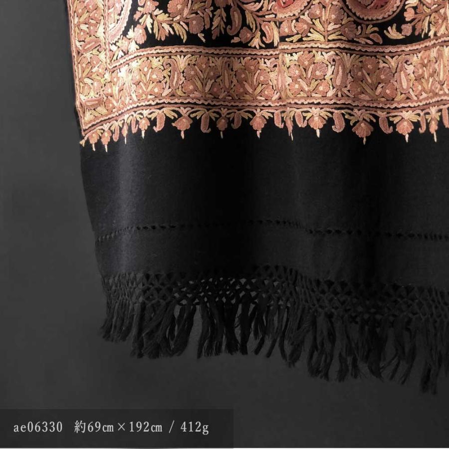 InDream アーリ刺繍ストール 黒 大判 おしゃれ 着物ショール  クリスマス ギフト 誕生日 プレゼント 女性 60代 70代 |  | 01