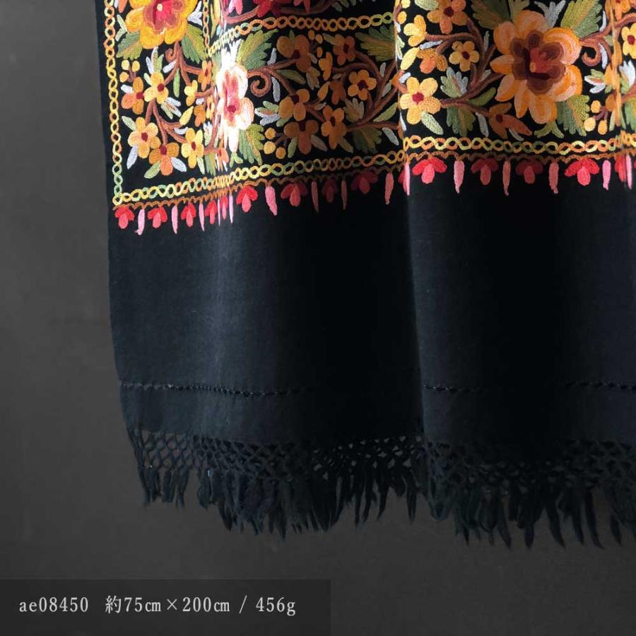 InDream アーリ刺繍ストール 黒 フラワー 大判 おしゃれ 着物ショール  クリスマス ギフト 誕生日 プレゼント 女性 60代 70代 |  | 01