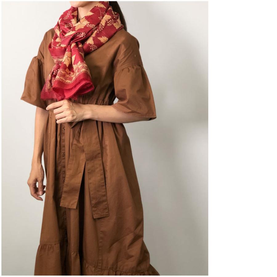 InDream カンタ刺繍ストール 50×200cm 刺し子 3デザイン シルク インテリア   クリスマス ギフト 誕生日 プレゼント 50代 60代 70代 |  | 16