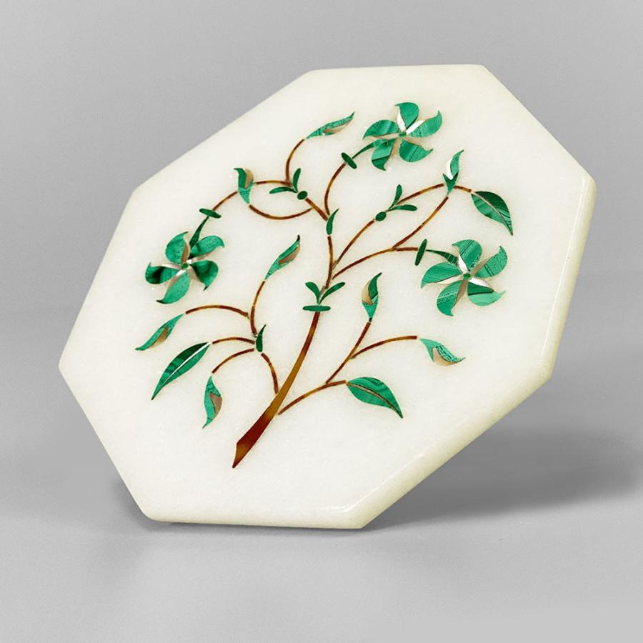 InDream 大理石象嵌細工 102×102mm 八角形プレート クリスマス ギフト 誕生日 プレゼント 父の日 60代 70代 タージマハール インド |  | 01