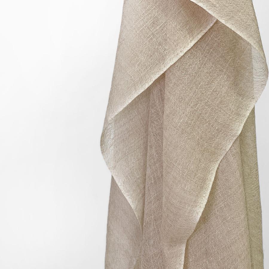 InDream パシュミナ エアリー ストール マフラー カシミヤ100% 大判 手織り ナチュラルベージュ   クリスマス ギフト 誕生日 プレゼント 女性 60代 70代 |  | 01