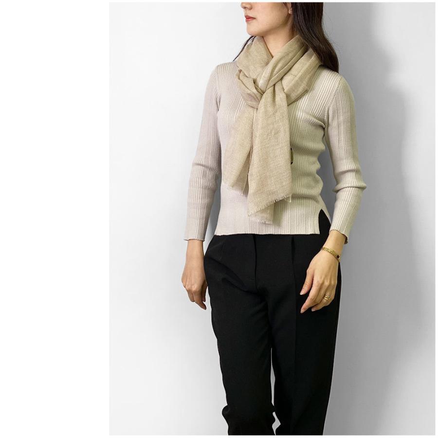 InDream パシュミナ エアリー ストール マフラー カシミヤ100% 大判 手織り ナチュラルベージュ   クリスマス ギフト 誕生日 プレゼント 女性 60代 70代 |  | 06