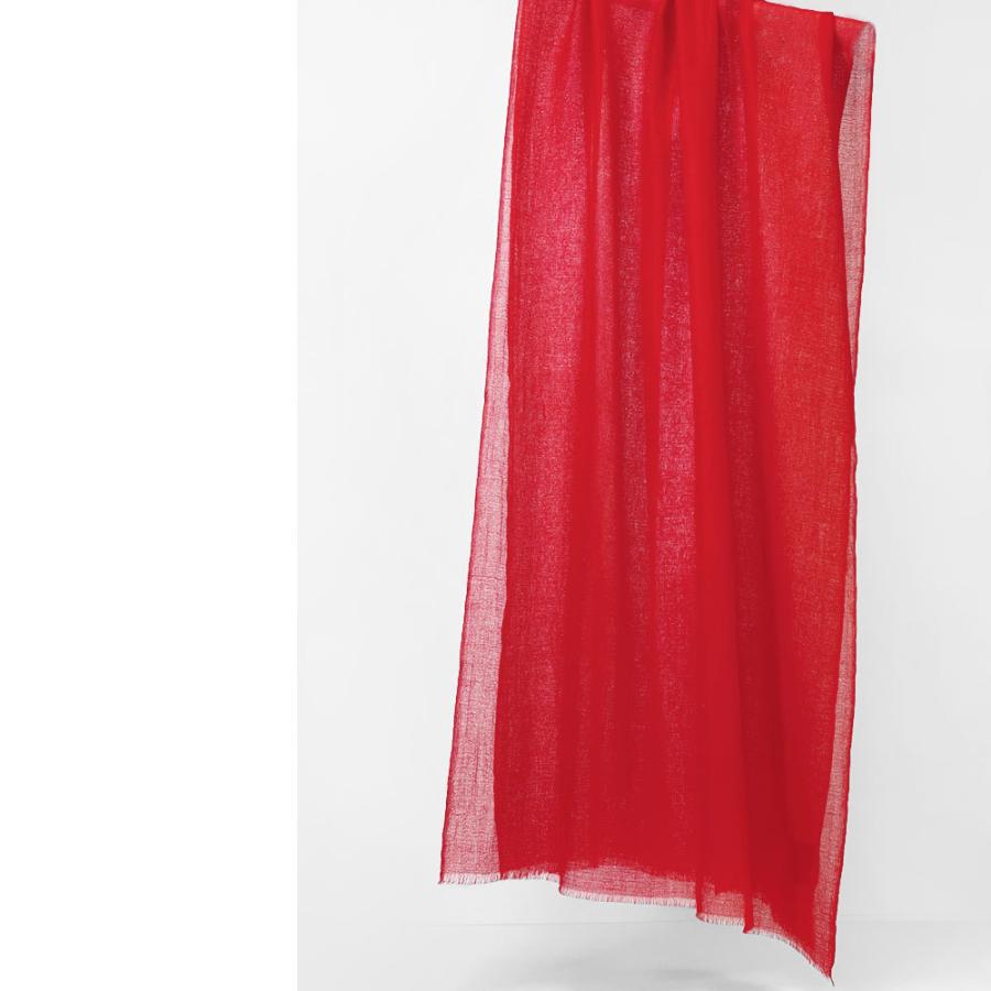 InDream パシュミナ エアリー ストール マフラー カシミヤ100% 大判 手織り レッド 赤 還暦祝い   クリスマス ギフト 誕生日 プレゼント 女性 60代 70代 |  | 04