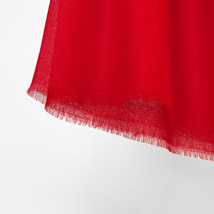 InDream パシュミナ エアリー ストール マフラー カシミヤ100% 大判 手織り レッド 赤 還暦祝い   クリスマス ギフト 誕生日 プレゼント 女性 60代 70代 |  | 09