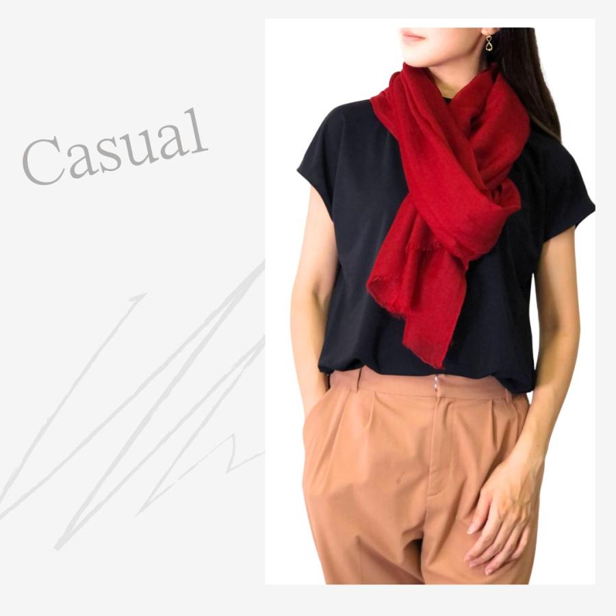 InDream パシュミナ ガーゼ ストール マフラー 無地 カシミヤ100%  クリスマス ギフト 誕生日 プレゼント 女性 60代 70代 |  | 12