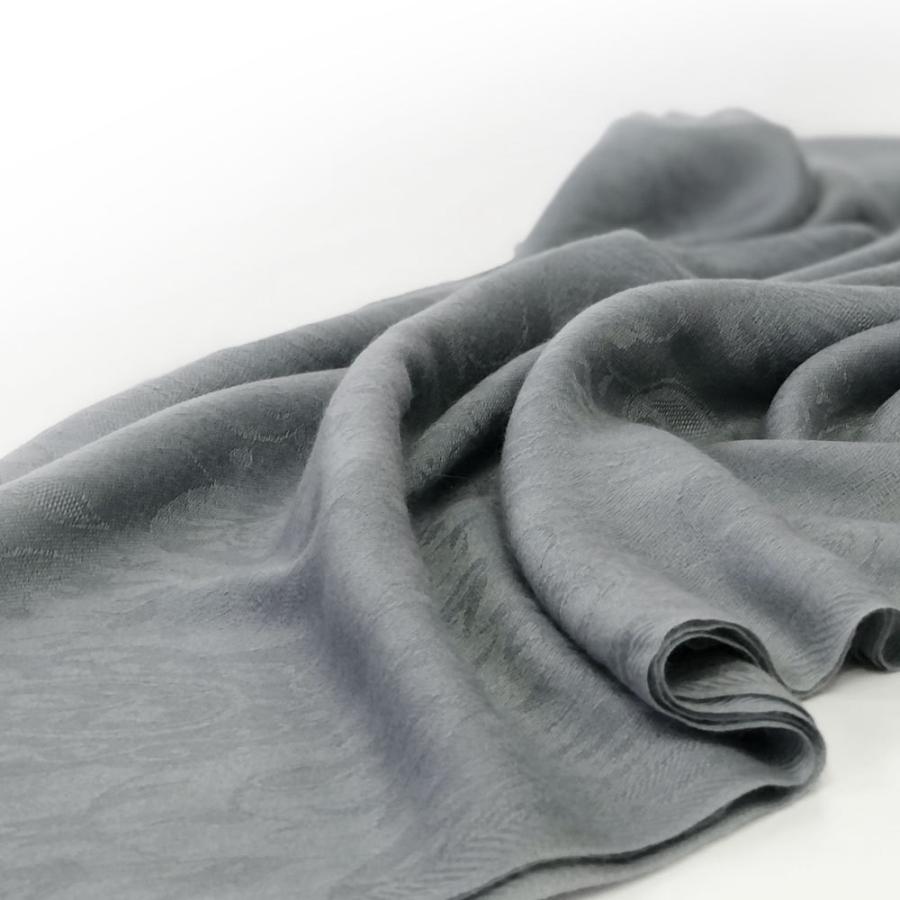 InDream パシュミナ ストール リングショール マフラ― カシミヤ100% ペイズリー地紋 グレー   クリスマス ギフト 誕生日 プレゼント 女性 60代 70代 |  | 04