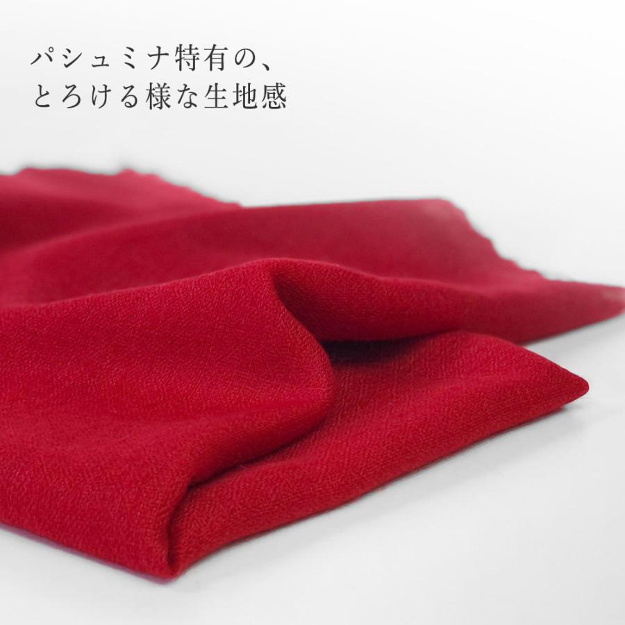 InDream 手織り パシュミナ ストール リングショール マフラ― カシミヤ100% 赤 春 秋冬  クリスマス ギフト 誕生日 プレゼント 女性 60代 70代 |  | 02