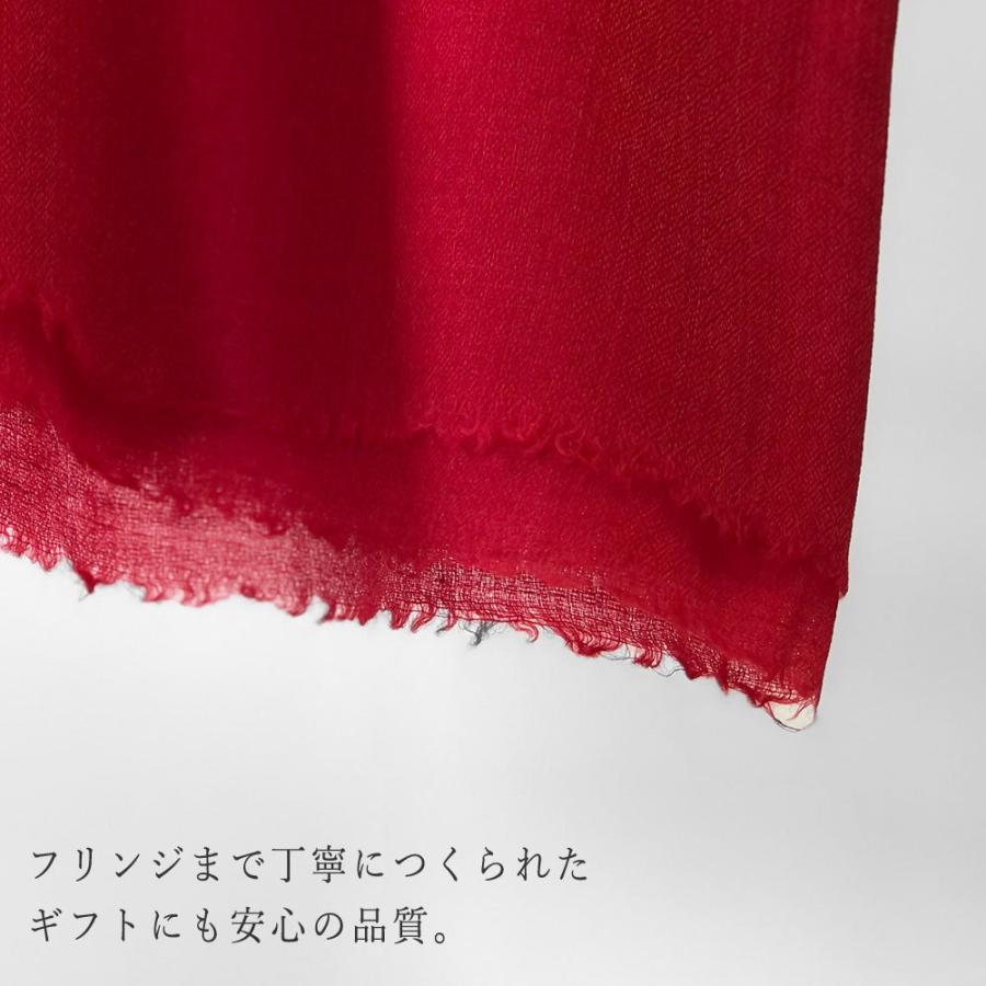 InDream 手織り パシュミナ ストール リングショール マフラ― カシミヤ100% 赤 春 秋冬  クリスマス ギフト 誕生日 プレゼント 女性 60代 70代 |  | 06