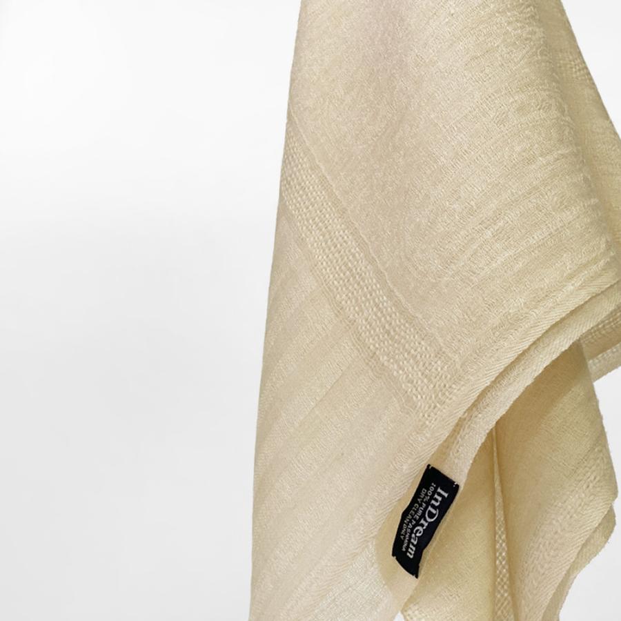 InDream パシュミナ ストール 透かし格子柄 一点もの マフラー ベージュ カシミヤ100％ おすすめ クリスマス ギフト 誕生日 プレゼント カシミア 秋冬 |  | 03