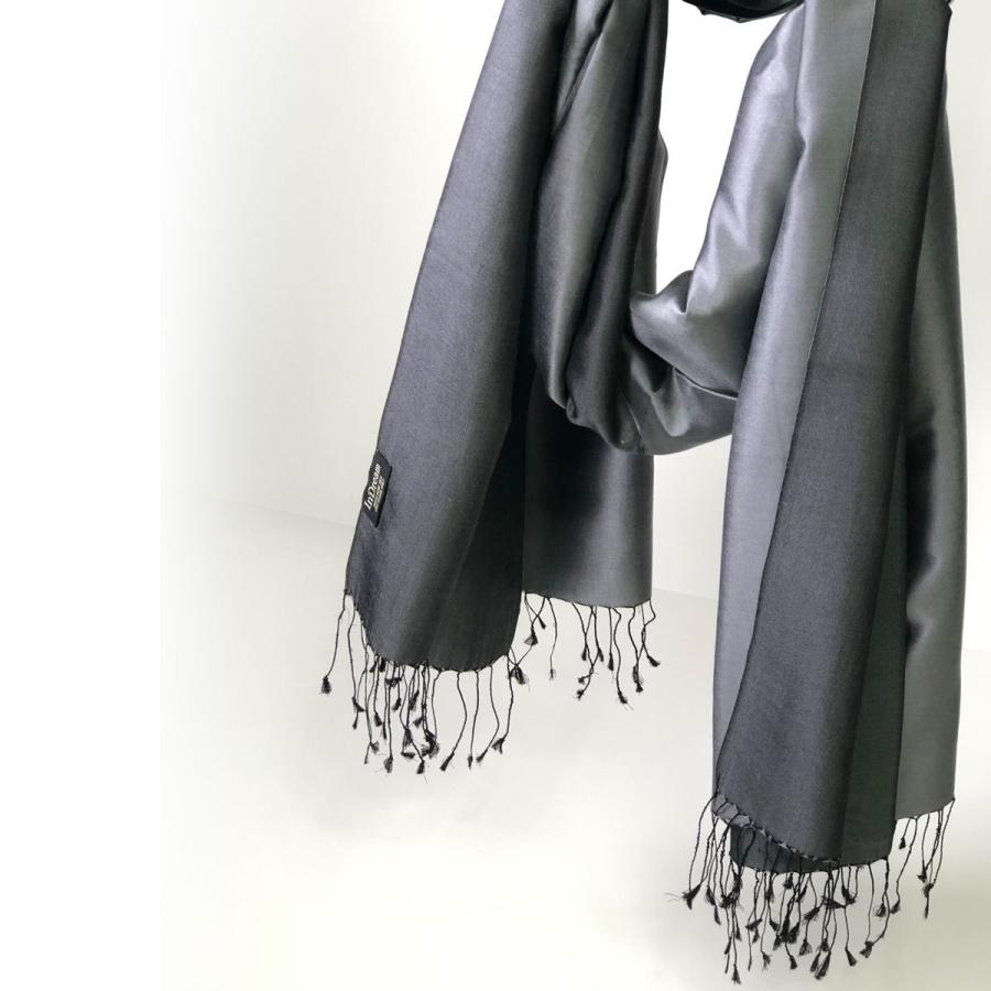 InDream シルク ストール リバーシブル 大判 ［70cmx200cm］  スカーフ 大判 レッド お祝い マフラ―  クリスマス ギフト 誕生日 プレゼント 50代 60代 70代 |  | 01