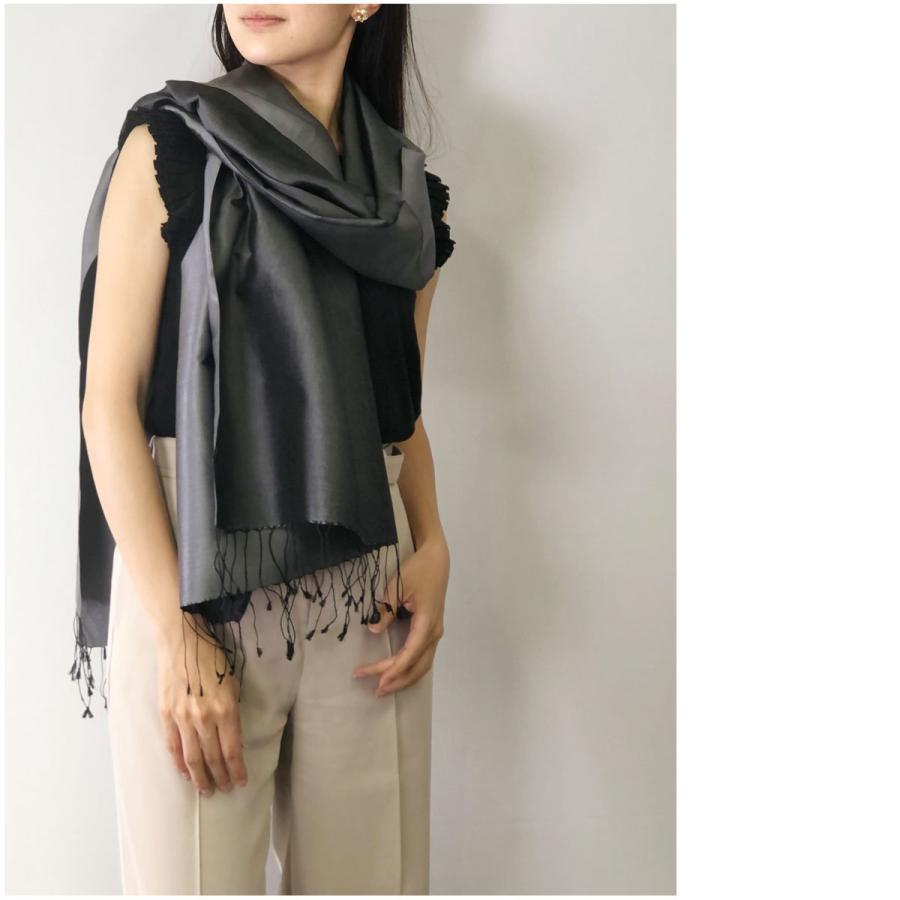 InDream シルク ストール リバーシブル 大判 ［70cmx200cm］  スカーフ 大判 レッド お祝い マフラ―  クリスマス ギフト 誕生日 プレゼント 50代 60代 70代 |  | 09