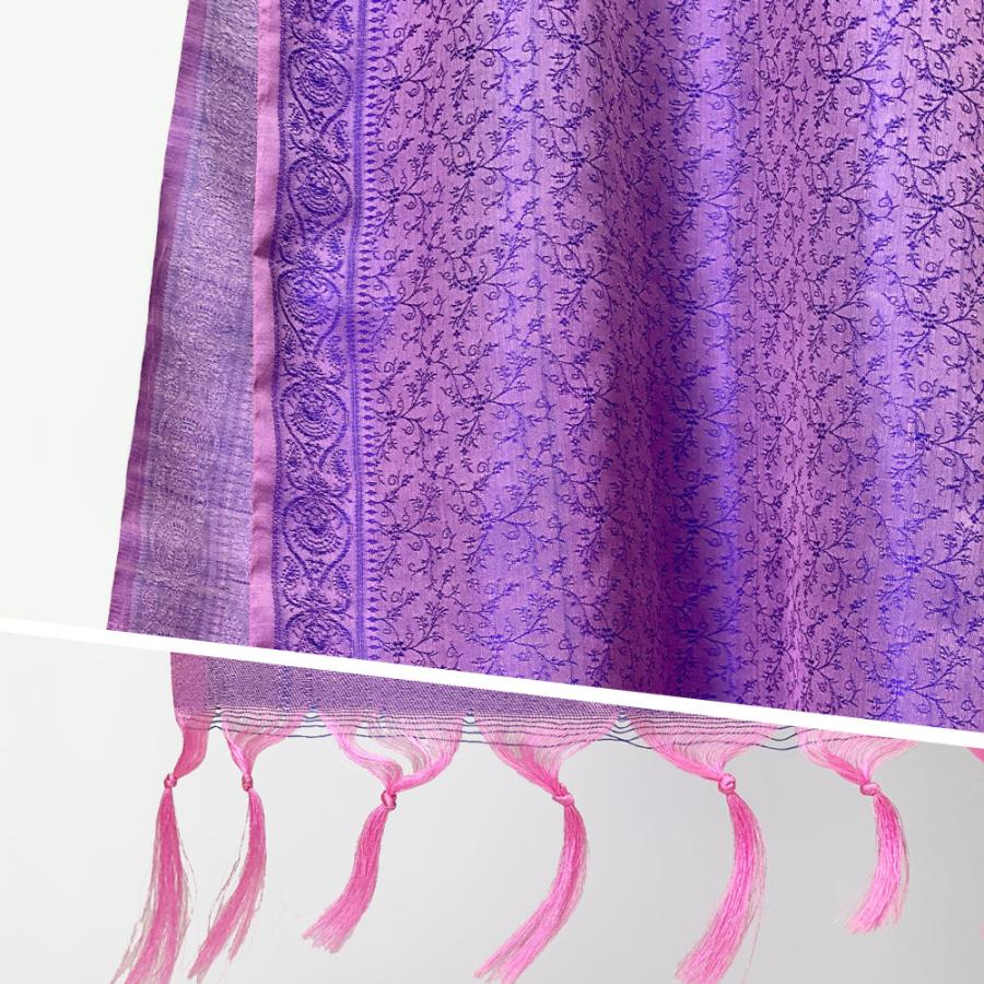 InDream ペイズリー柄シルクスカーフ おしゃれ ストール 手織り ピンク ブルー グリーン   クリスマス ギフト 誕生日 プレゼント 女性 60代 70代 |  | 05