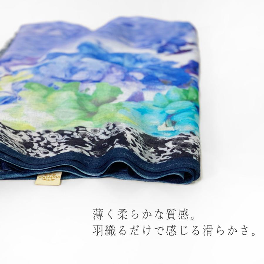 PASHMA パシュマ ストール シルクカシミヤ マフラー カラフル グラデーション フラワー 春  クリスマス ギフト 誕生日 プレゼント 女性 60代 70代 | PASHMA | 04