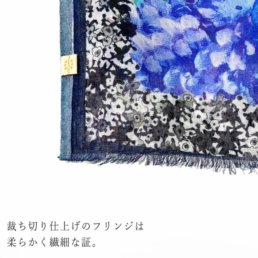 PASHMA パシュマ ストール シルクカシミヤ マフラー カラフル グラデーション フラワー 春  クリスマス ギフト 誕生日 プレゼント 女性 60代 70代 | PASHMA | 07