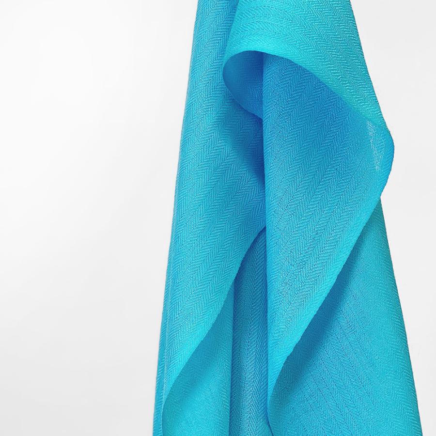 InDream ストール シルクウール 無地 カジュアル ブルー  クリスマス ギフト 誕生日 プレゼント 50代 60代 70代 |  | 03