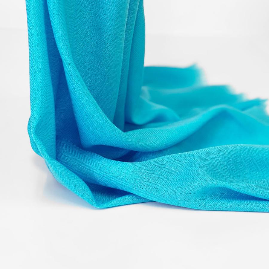 InDream ストール シルクウール 無地 カジュアル ブルー  クリスマス ギフト 誕生日 プレゼント 50代 60代 70代 |  | 05