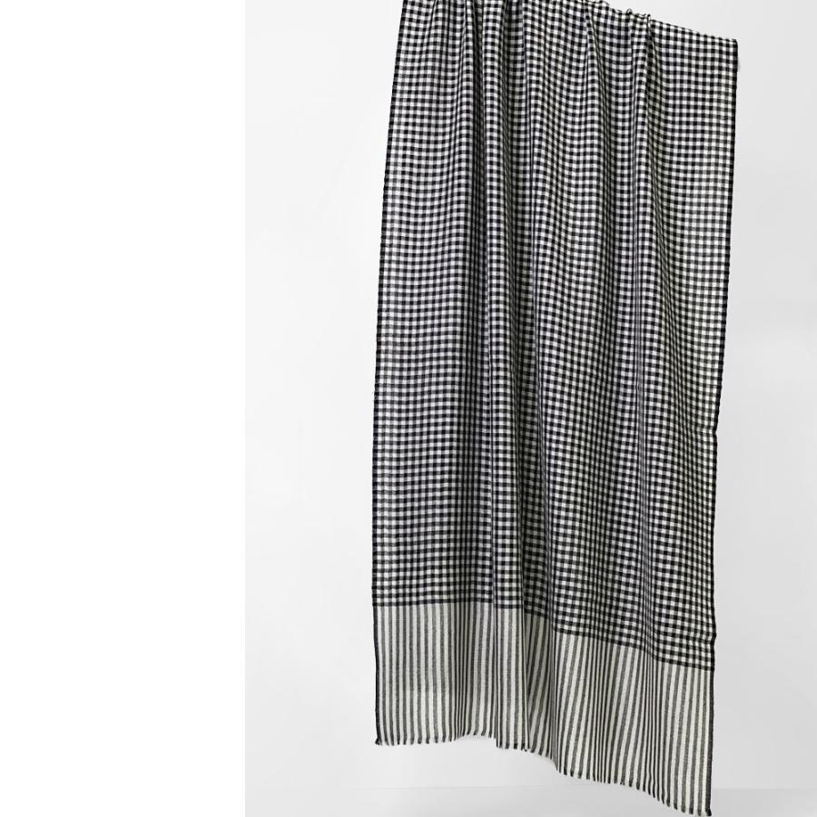 InDream ストール シルクウール 無地 カジュアル チェック モノトーン   クリスマス ギフト 誕生日 プレゼント 50代 60代 70代 |  | 04