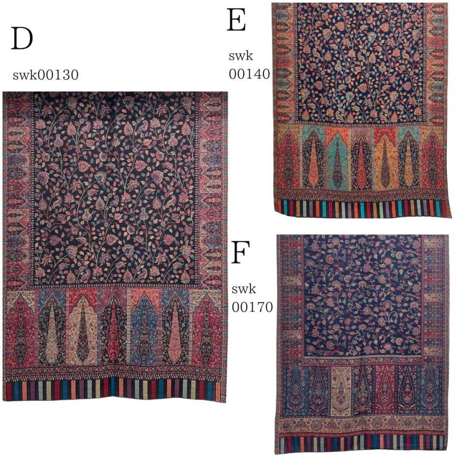 InDream ペイズリー柄 ウール ストール 厚手 大判 カニ織［約70cmx200cm］誕生日 クリスマス ギフト 誕生日 プレゼント 女性 60代 70代 |  | 17