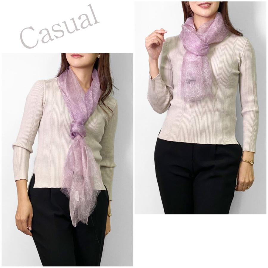 InDream シルク ストール プリント レッド 紫 古希 お祝い人気 結婚式