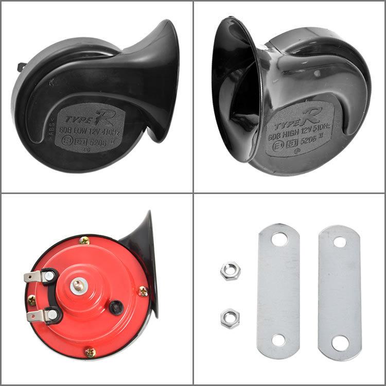 12V ユーロホーン NCP80系 シエンタ ハーネス カプラー付き 410Hz+510Hz 110dB クラクション  車検対応品 | ブランド登録なし | 01