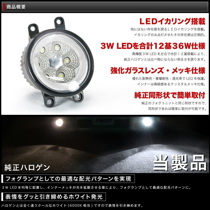 LEDイカリング/ブルー】 ZVW50/ZVW51/ZVW51 プリウス [H27.12-} 爆光