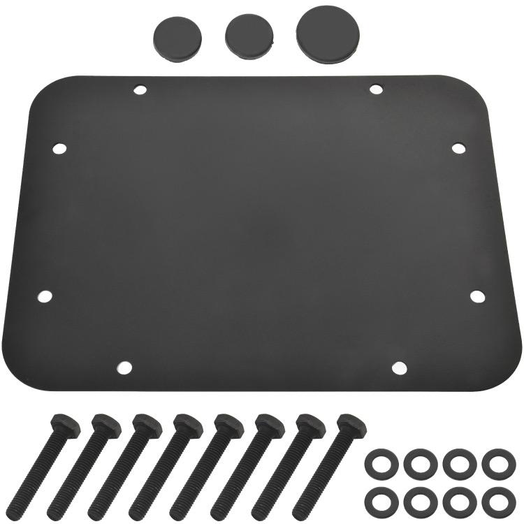 JEEP JK JL ラングラー 背面 タイヤレスプレート ブラック タイヤレス