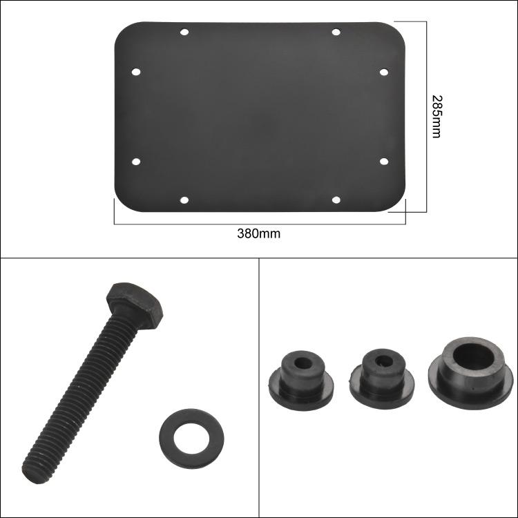 JEEP JK JL ラングラー 背面 タイヤレスプレート ブラック タイヤレス