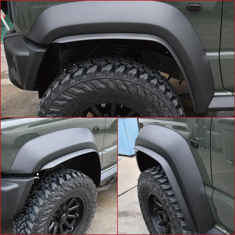 JC74W ジムニー ノマド専用 オーバーフェンダー +4cm 出幅40mm 5ドア用