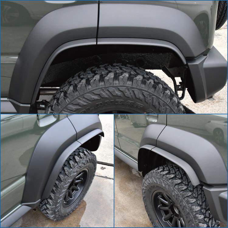 JC74W ジムニー ノマド専用 オーバーフェンダー +4cm 出幅40mm 5ドア用