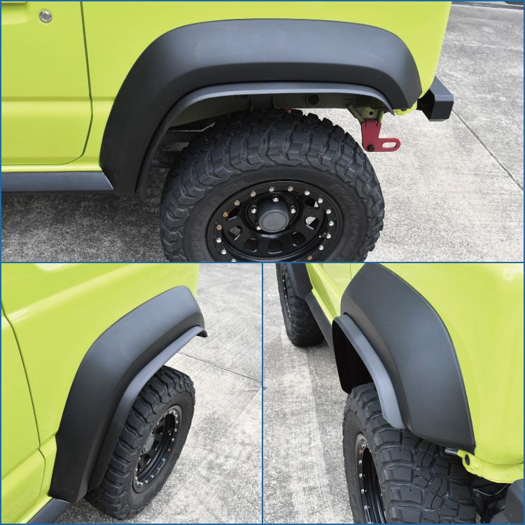 JB74W ジムニー シエラ専用 オーバーフェンダー +4cm 出幅40mm 3ドア用
