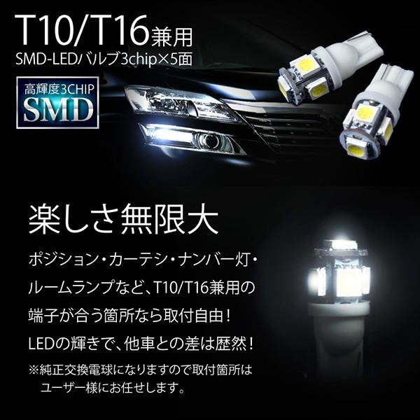 E24 E25 キャラバン E26 NV350キャラバン極 LED 電球 バルブ T10 汎用 4個セット ホワイト ポジション ナンバー等｜inex-2｜03