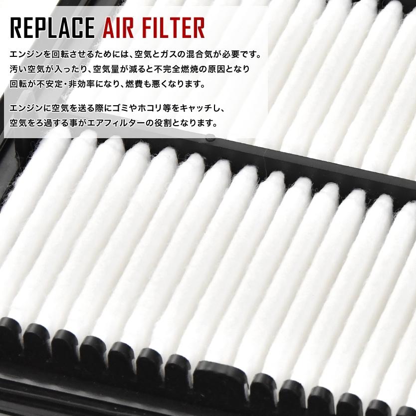 S221V/S231V ハイゼットグランカーゴ エアフィルター エアクリーナー ...