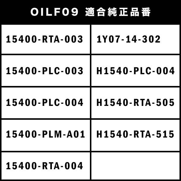 オイルフィルター オイルエレメント RB1 RB2 オデッセイ K24A 互換品番 15400-PLC-004 品番:OILF09 単品｜inex-2｜04