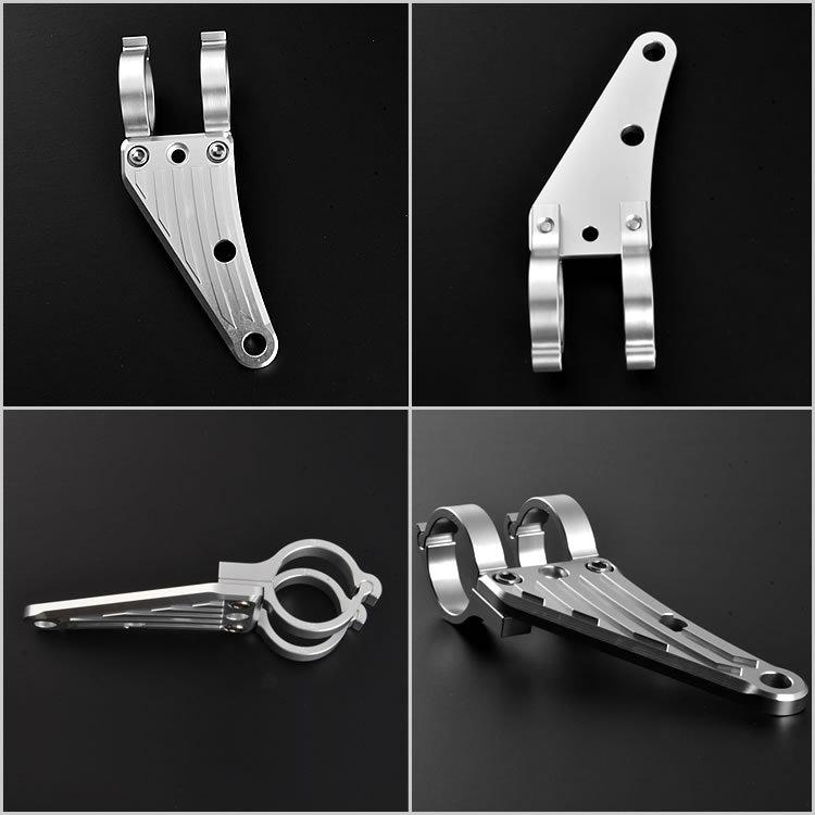 バイク CBR400F 83-87 アルミ削り出し ヘッドライトステー バイク CBR400F 83-87 アルミ削り出し ヘッドライトステー