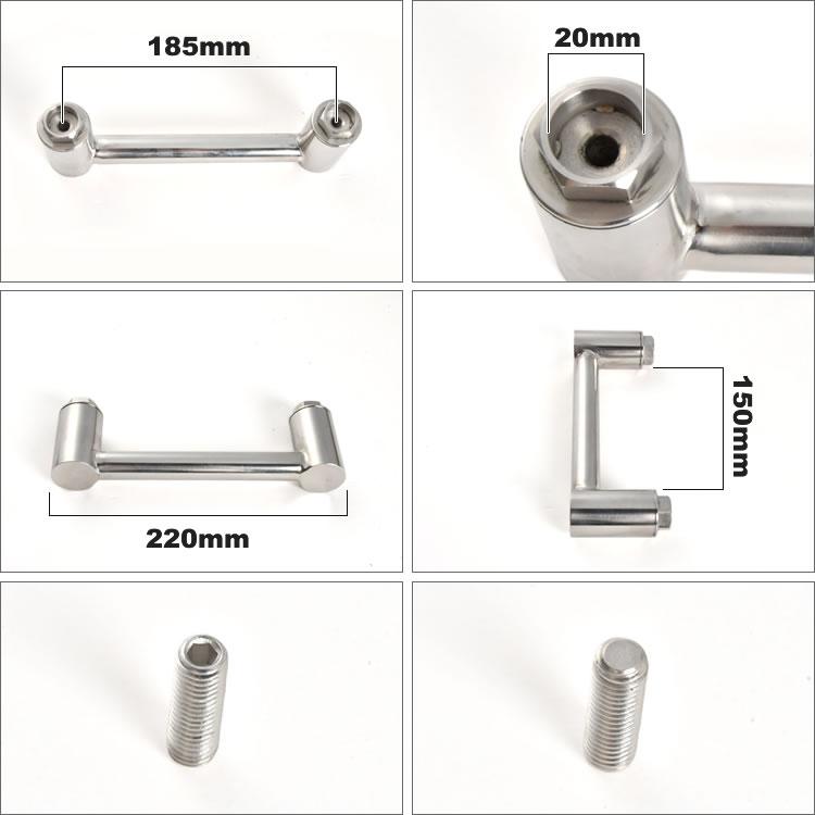 cb750ハンドル本物。変換キット