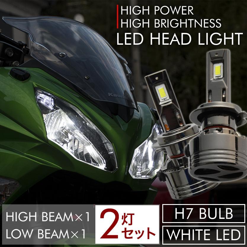 十華！ カワサキ ZX-10R ZXT00K 2011-2015 バイク用 LEDヘッドライト H7