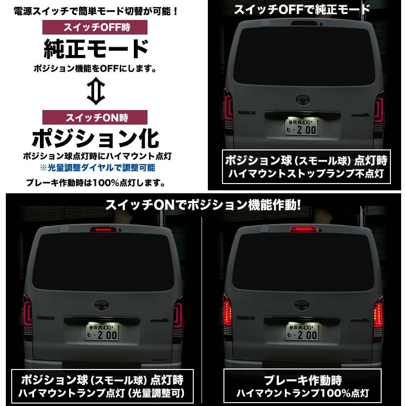 LED ハイマウント ストップランプ ポジション化キット ハリアー