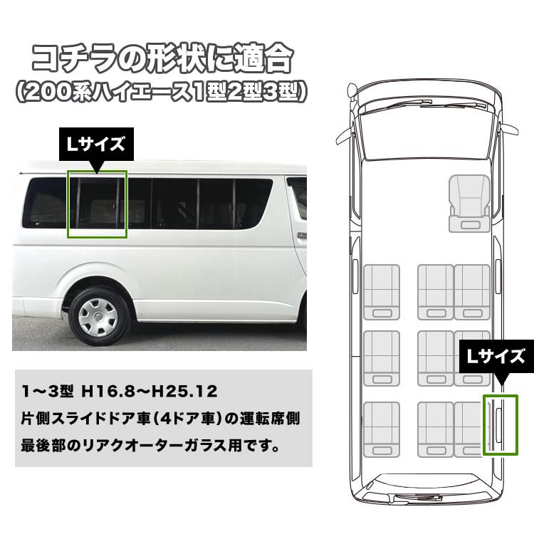 ハイエース　スライドドアガラス　小窓付き　5ドア　運転席側 ハイエース スライドドアガラス 小窓付き 5ドア 運転席側