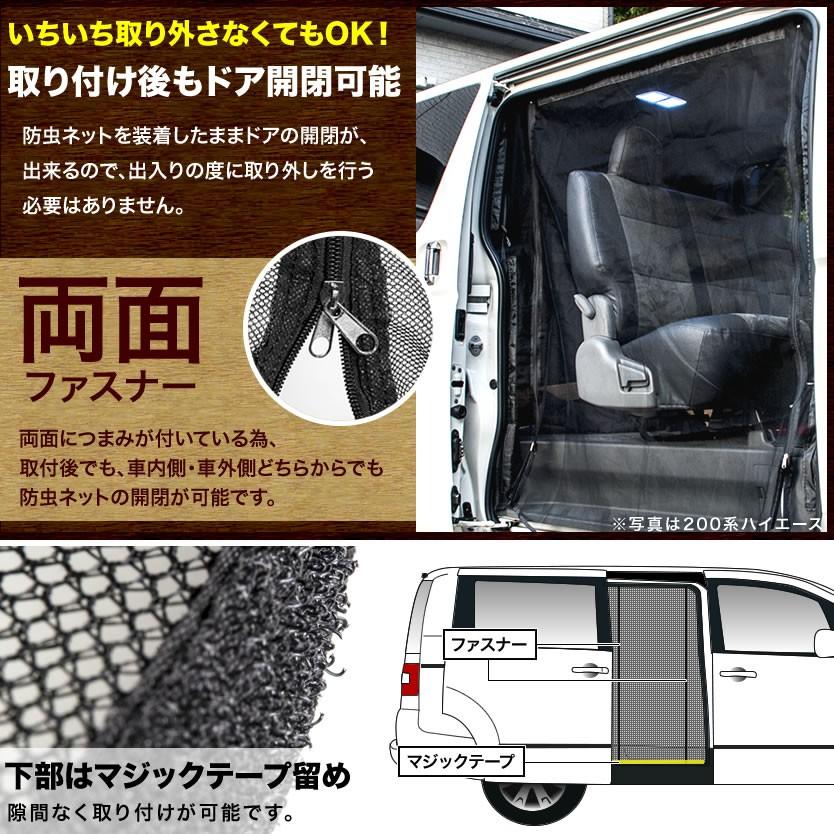 品番D1 CV1W/CV2W/CV4W/CV5W デリカD5 [H19.1-] 防虫ネット サイド