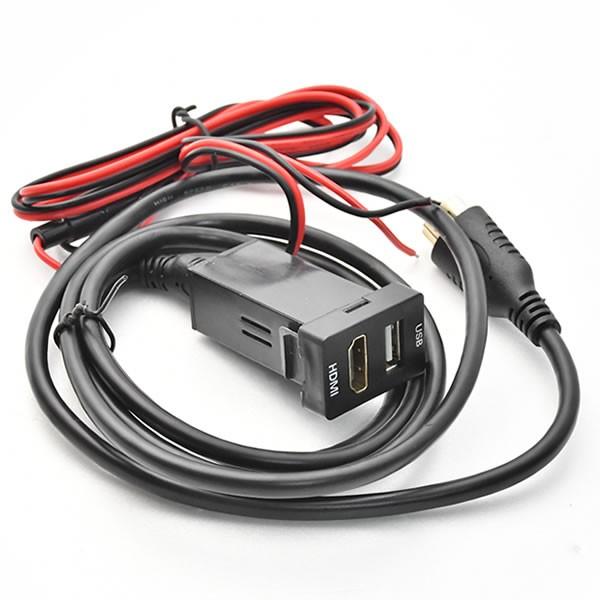 品番U06 ACA31W ACA36W RAV4 HDMI入力+USB電源・充電ポート スイッチ
