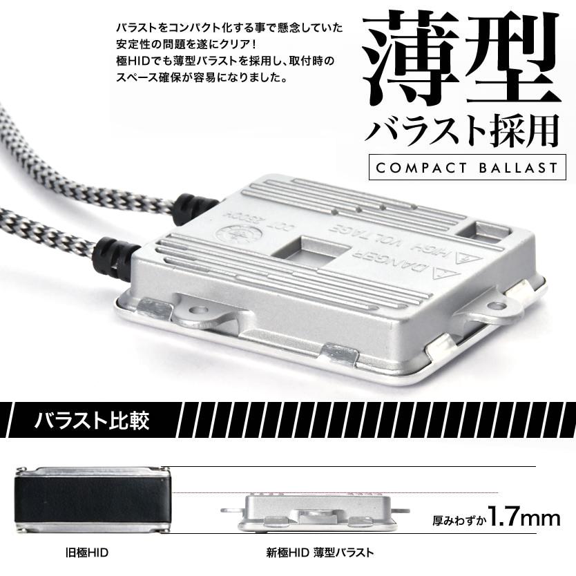 MH34S ワゴンR HID車 極HIDキット 瞬間起動 H9（H11兼用） フルキット