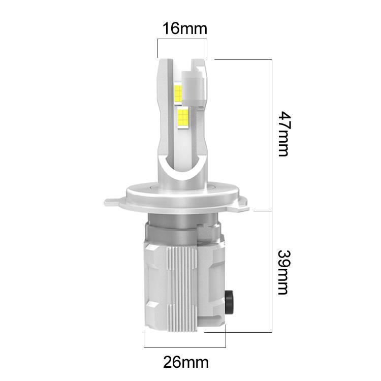 ZZE130系 ヴォルツ 雪が凍り付かない H4（H/L） LEDヘッドライト 2個セット 12V 7000ルーメン 6500ケルビン｜inex｜05