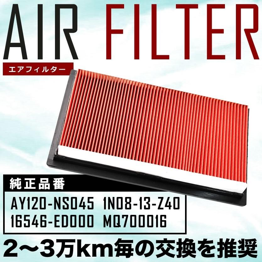 M30/VM20/VNM20 NV 200バネット エアフィルター エアクリーナー H21.5- AIRF26｜inex