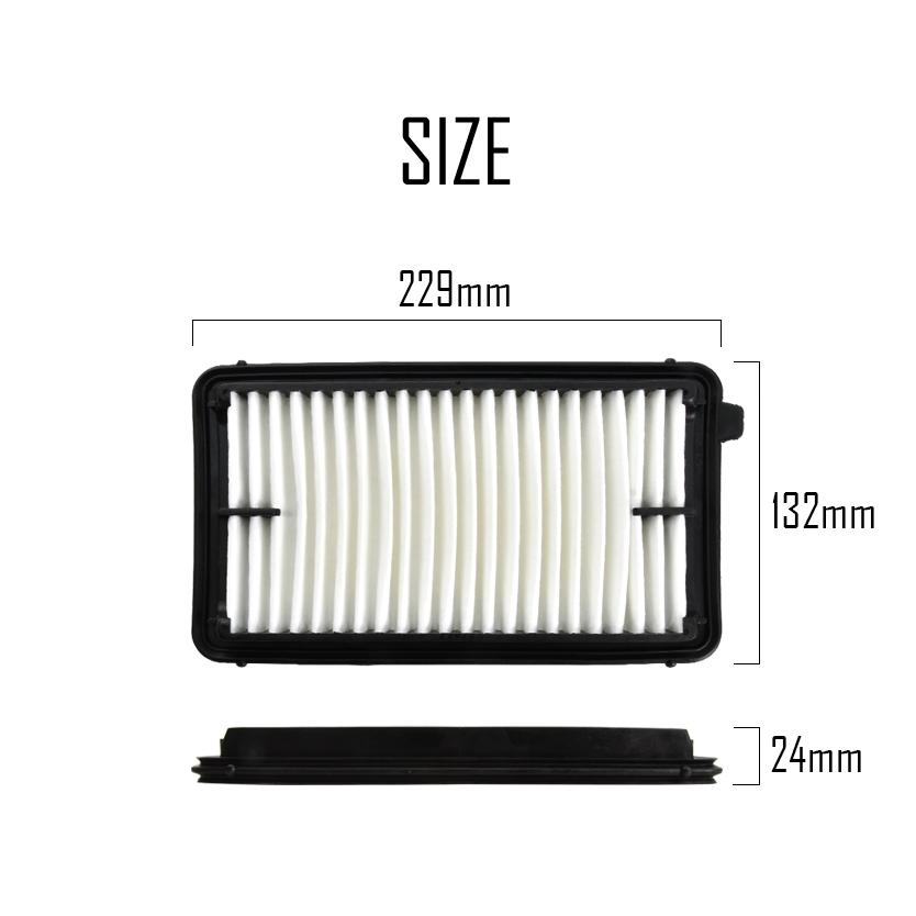 互換品】 B44A/B47A/B45A/B48A ルークス エアフィルター エア 