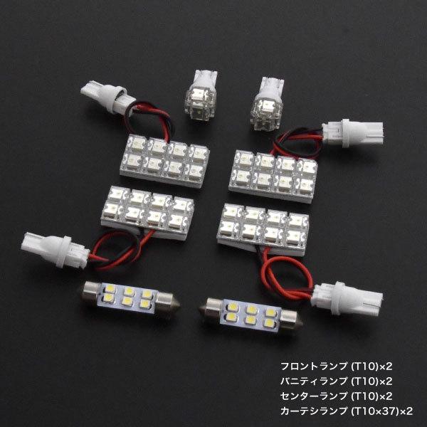 アベンシスワゴン ルームランプ LED RIDE 54発 8点 ZRT272W [H23.9-H30