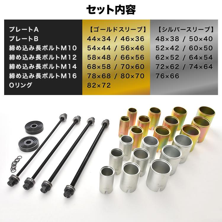 ジムニー整備等に ブッシュリムーブ＆インストールキット 26点セット