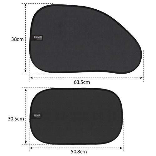 Kmmin 車用サンシェード 車窓日よけ カーシェード Uvカット 遮光 断熱 日焼け防止 防紫外線 静電気 取付け簡単 4 Rlc Infeed One 通販 Yahoo ショッピング